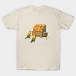 Lovebird Parrots and Mangos T-Shirt